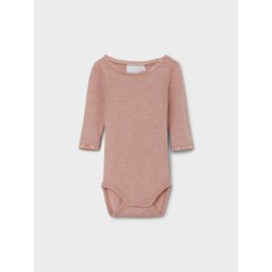 Name It Baby Wang langærmet Uld Bodystocking - Roebuck