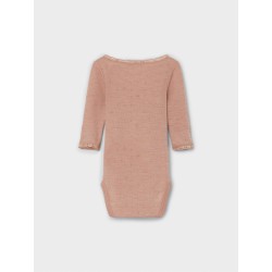 Name It Baby Wang langærmet Uld Bodystocking - Roebuck