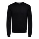 ONLY & SONS Wyler L/S Striktrøje - Sort