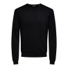 ONLY & SONS Wyler L/S Striktrøje - Sort