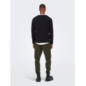 ONLY & SONS Wyler L/S Striktrøje - Sort