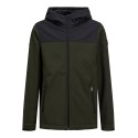 Jack & Jones Jr Marvin softshell jakke med hætte - Rosin