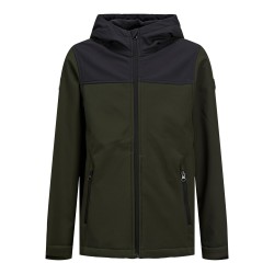 Jack & Jones Jr Marvin softshell jakke med hætte - Rosin