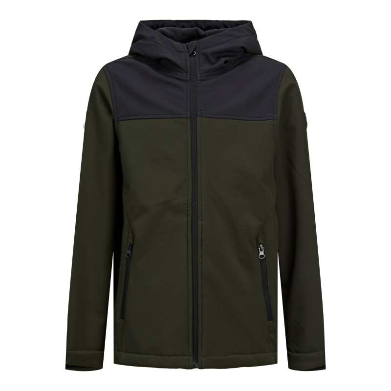 Jack & Jones Jr Marvin softshell jakke med hætte - Rosin