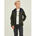 Jack & Jones Jr Marvin softshell jakke med hætte - Rosin