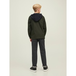 Jack & Jones Jr Marvin softshell jakke med hætte - Rosin