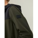 Jack & Jones Jr Marvin softshell jakke med hætte - Rosin