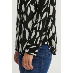 Fransa Geto Skjorte Med Grafisk Print - Sort