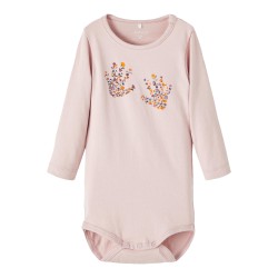 Name It Baby Lenette langærmet bodystocking - Burnished Lilac