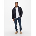 ONLY & SONS Paul Quiltet Højhalset Jakke - Dark Navy