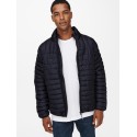 ONLY & SONS Paul Quiltet Højhalset Jakke - Dark Navy