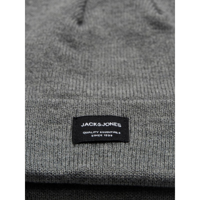 JACK & JONES DNA beanie - Grey Melange