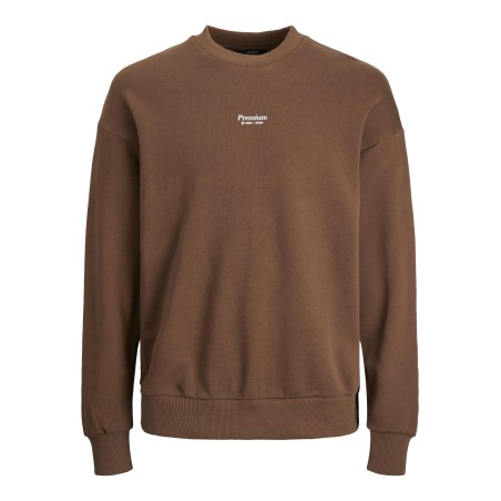 JACK & JONES Branding Sweatshirt - Foundue Fudge
