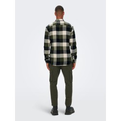 ONLY & SONS Gudmund L/S Ternet Skjorte - Forest Night