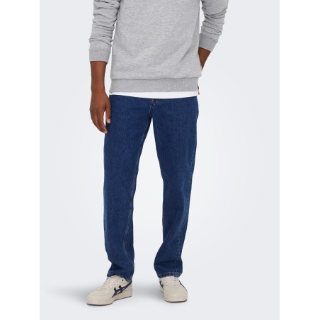ONLY & SONS Straight Jeans - Blue Denim