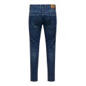 ONLY & SONS Loom Slim Jeans - Dark Blue Denim