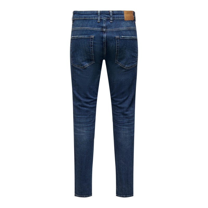 ONLY & SONS Loom Slim Jeans - Dark Blue Denim