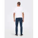 ONLY & SONS Loom Slim Jeans - Dark Blue Denim