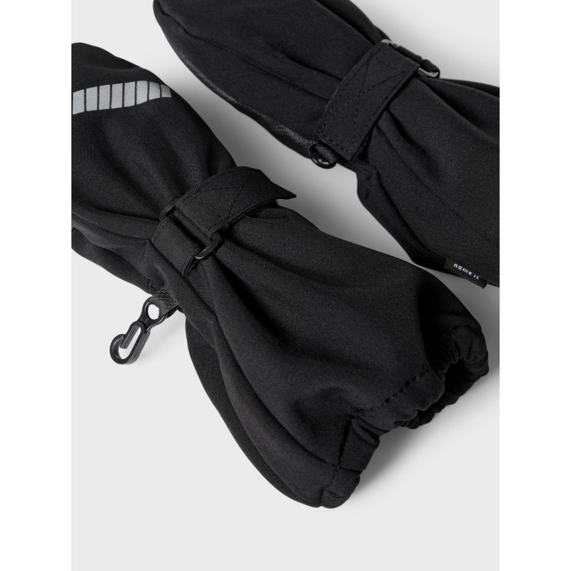 NAME IT Mini Alfa Vantætte Vanter - Sort