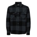 ONLY & SONS Milo Langærmet Ternet Overshirt - Dark Navy