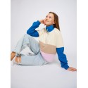 LMTD Nazip Langærmet Short Half Zip Sweatshirt - Turkish Sea