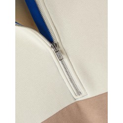 LMTD Nazip Langærmet Short Half Zip Sweatshirt - Turkish Sea