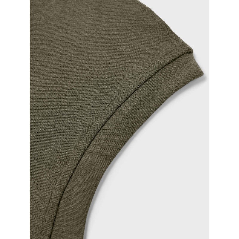 NAME IT Mini Willit Merinould Elefanthue - Stone Gray