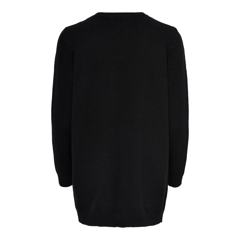 ONLY Lesly Langærmet Åben Strik Cardigan - Sort