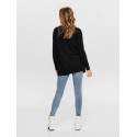 ONLY Lesly Langærmet Åben Strik Cardigan - Sort