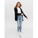 ONLY Lesly Langærmet Åben Strik Cardigan - Sort