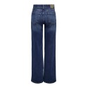 ONLY Juicy Brede Højtaljede Denim Jeans - Dark Blue Denim