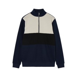 LMTD Nazip Langærmet Half Zip Sweat - Navy Blazer