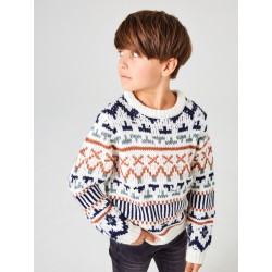 NAME IT Kids Opalle Strik Bluse - White Alyssum