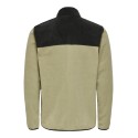 ONLY & SONS Fleece Jakke Med Lynlås  - Twill