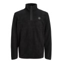 JACK & JONES CORE Højhalset Fleece Sweatshirt - Sort