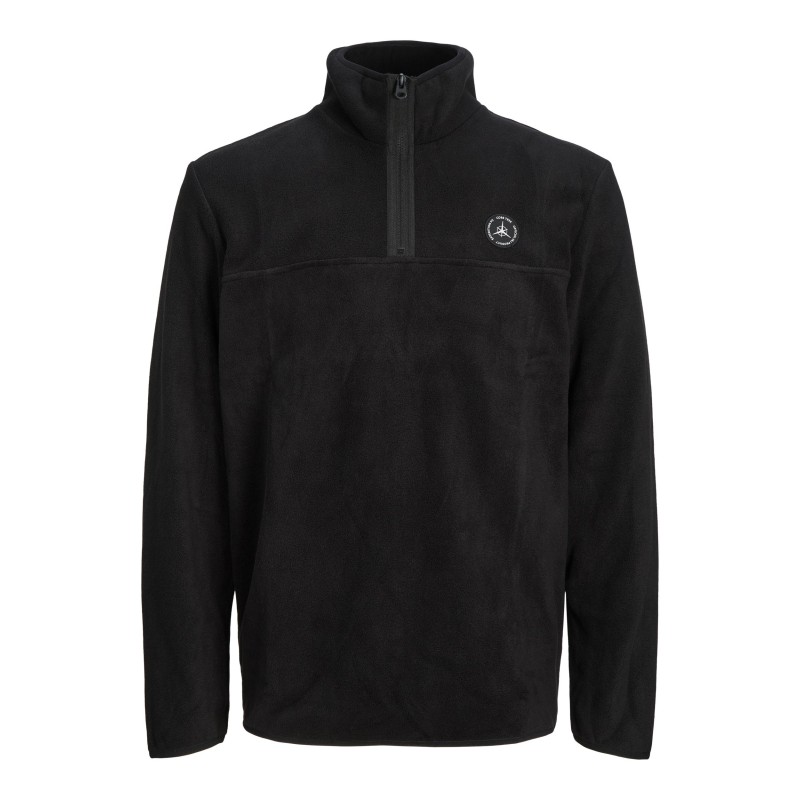 JACK & JONES CORE Højhalset Fleece Sweatshirt - Sort