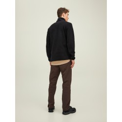 JACK & JONES CORE Højhalset Fleece Sweatshirt - Sort