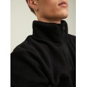 JACK & JONES CORE Højhalset Fleece Sweatshirt - Sort
