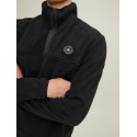 JACK & JONES CORE Højhalset Fleece Sweatshirt - Sort
