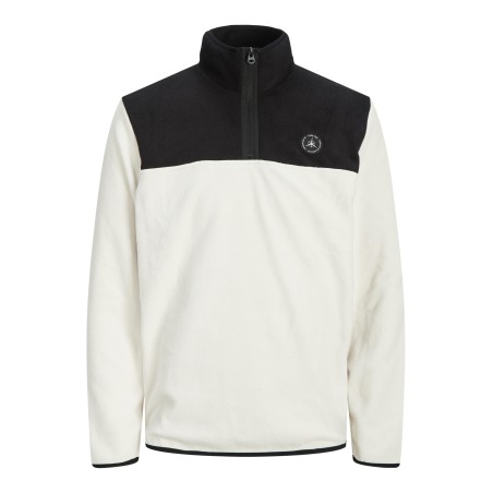JACK & JONES CORE Højhalset Fleece Sweatshirt - Moonbeam