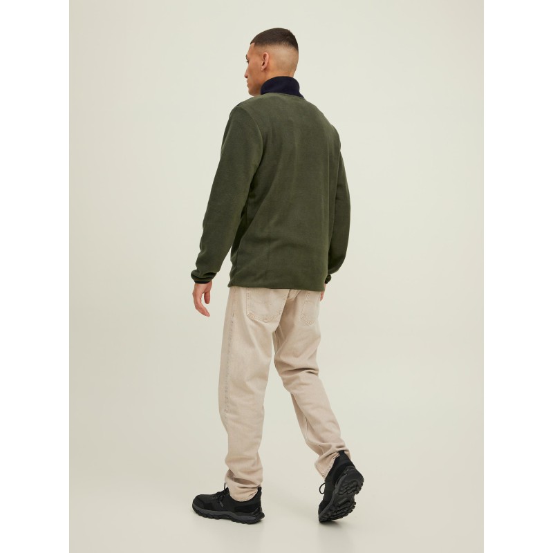 JACK & JONES Højhalset Fleece Sweatshirt - Forest Night