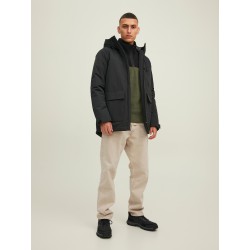 JACK & JONES Højhalset Fleece Sweatshirt - Forest Night