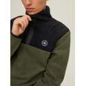 JACK & JONES Højhalset Fleece Sweatshirt - Forest Night