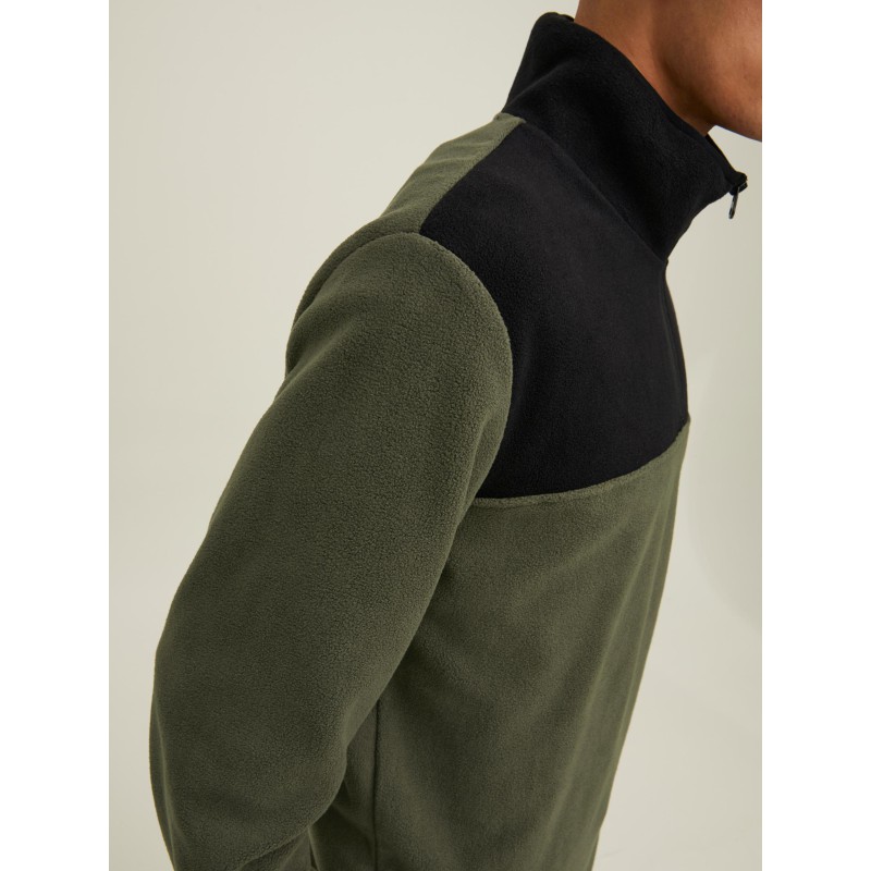 JACK & JONES Højhalset Fleece Sweatshirt - Forest Night