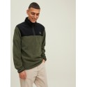 JACK & JONES Højhalset Fleece Sweatshirt - Forest Night