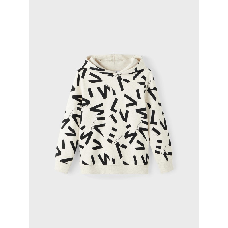 NAME IT Kids Odds Sweat Hoodie - Peyote Melange
