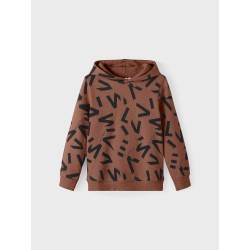 NAME IT Kids Odds Sweat Hoodie - Coconut Shell