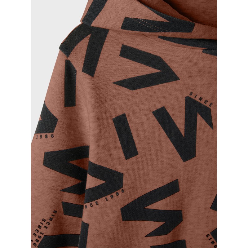 NAME IT Kids Odds Sweat Hoodie - Coconut Shell