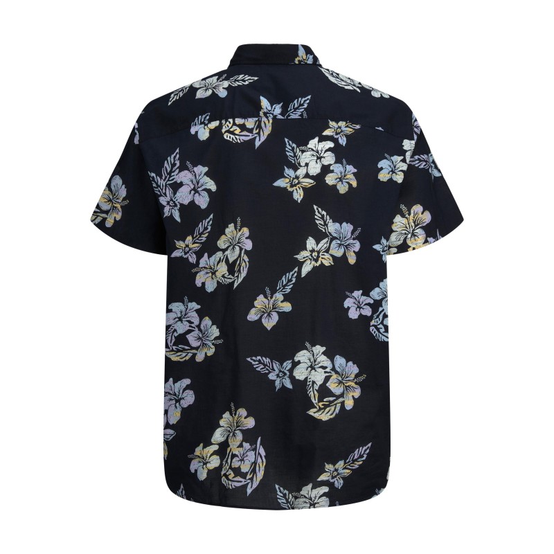 JACK & JONES Plus Hazy Kortærmet Skjorte - Dark Navy