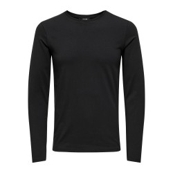 ONLY & SONS Basic Slim Bluse - Sort